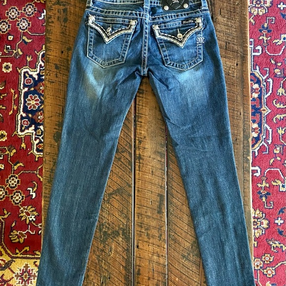 Miss Me jeans size 26 Cuffed Skinny.  Item# JS5885CK - Picture 6 of 12